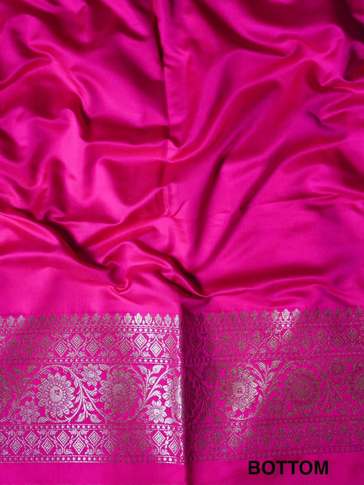 Rani Pink Premium Banarasi Mashru Silk Suit Set