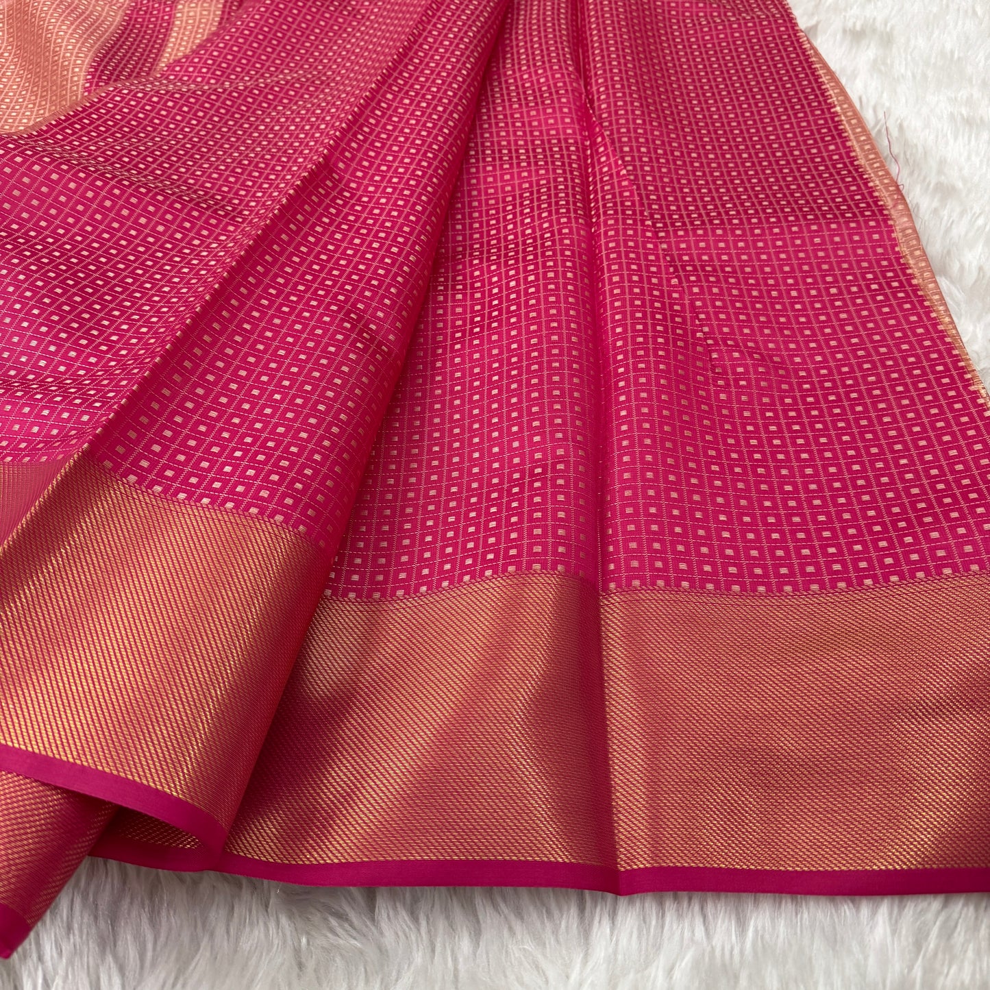 Dusty Pink Kanjivaram Tissue Silk Saree