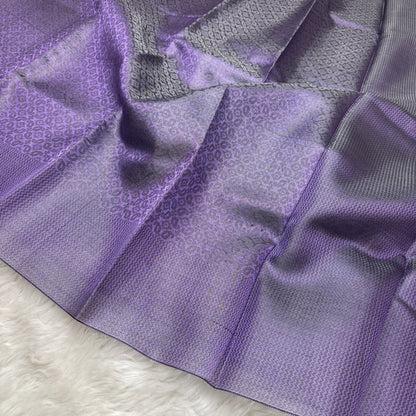 Metallic Purple Kanjivaram Tissue Silk Saree