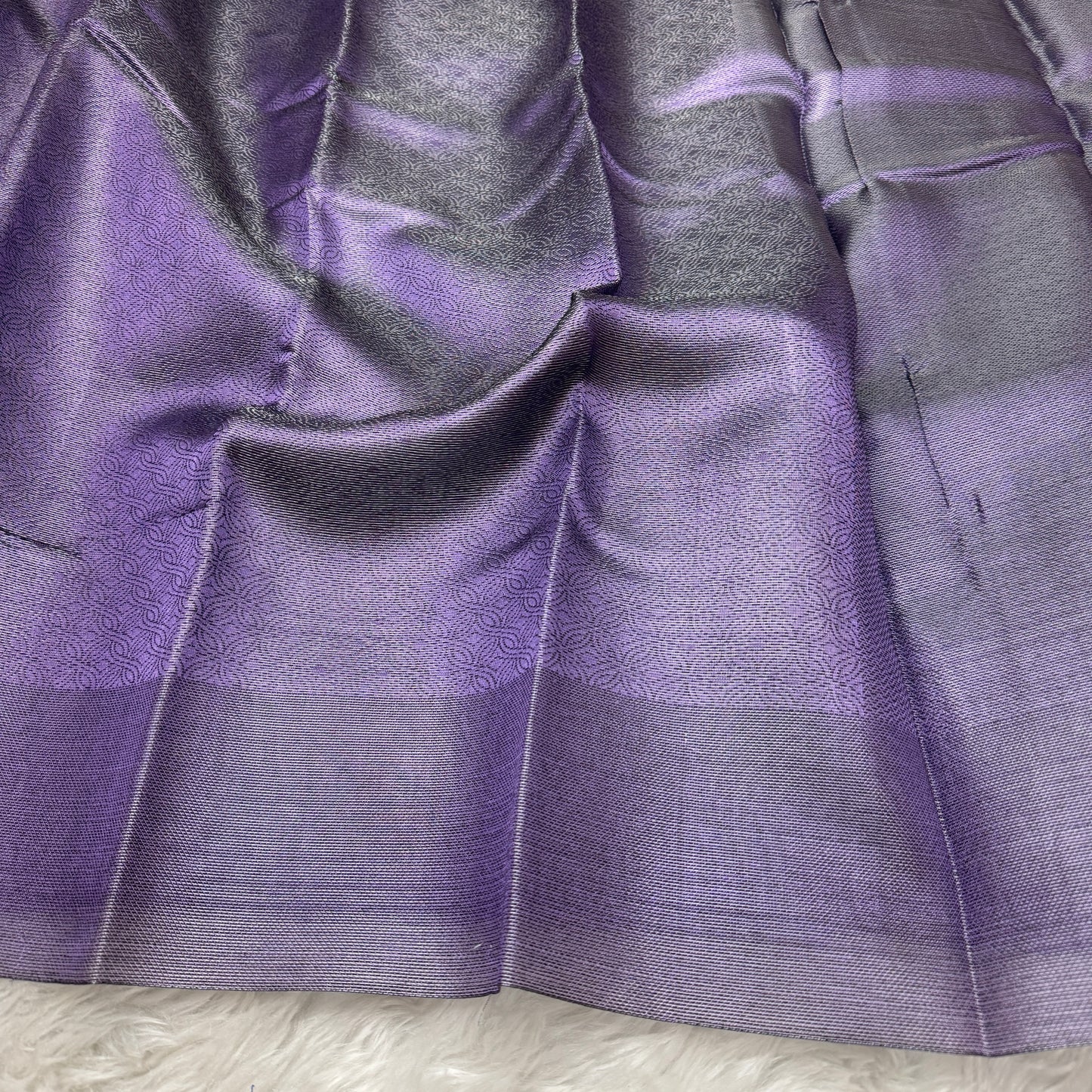 Metallic Purple Kanjivaram Tissue Silk Saree