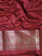 Maroon Premium Banarasi Mashru Silk Suit Set