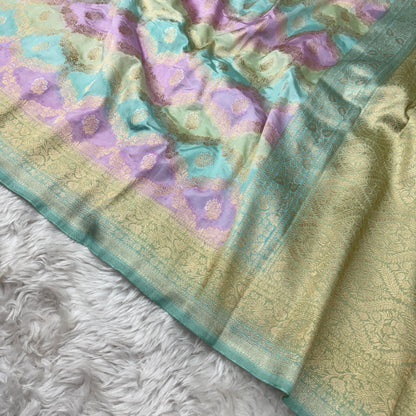 Banarasi Rangkaat Katan Silk Saree