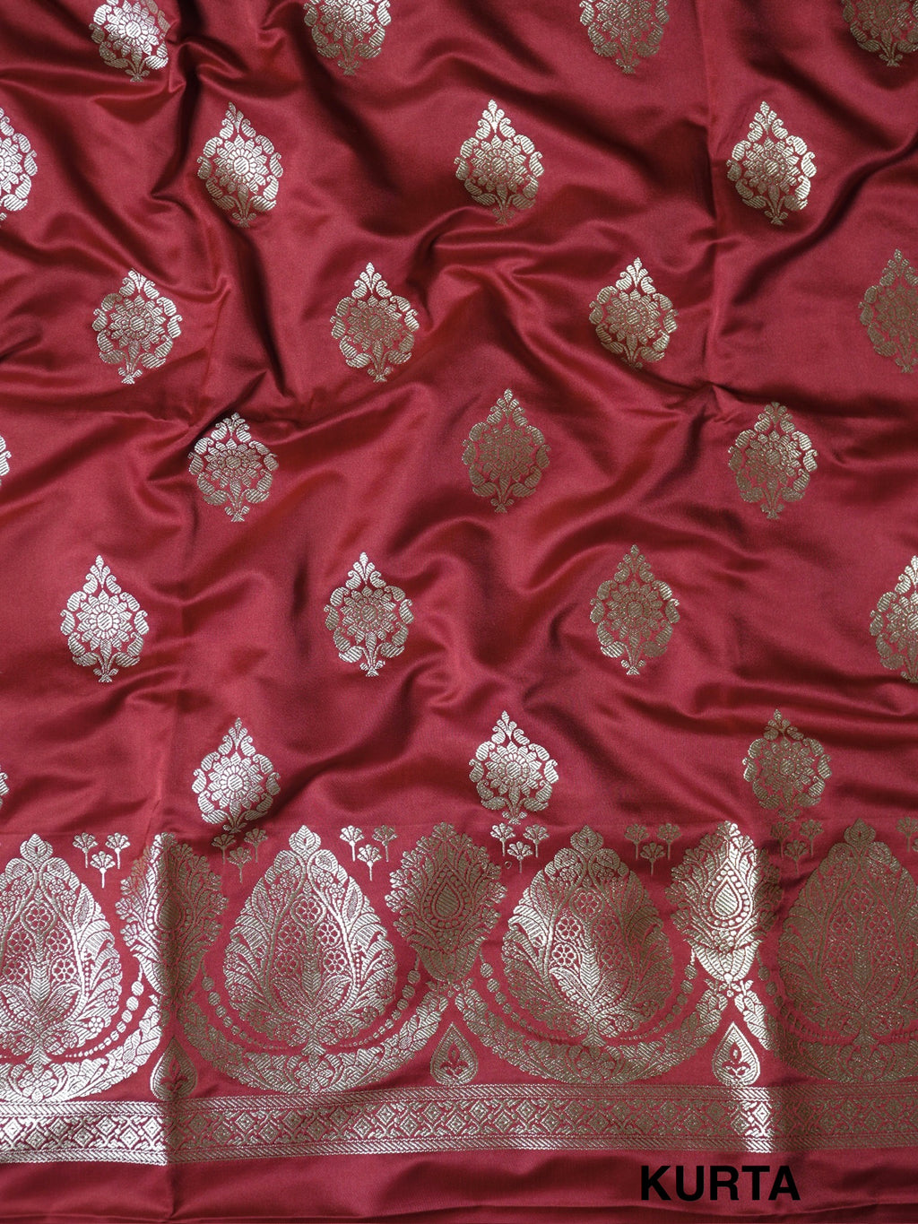 Maroon Premium Banarasi Mashru Silk Suit Set
