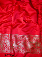 Bridal Red Premium Banarasi Mashru Silk Suit Set