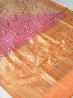 Ombré Dyed Banarasi Mashru Silk Saree