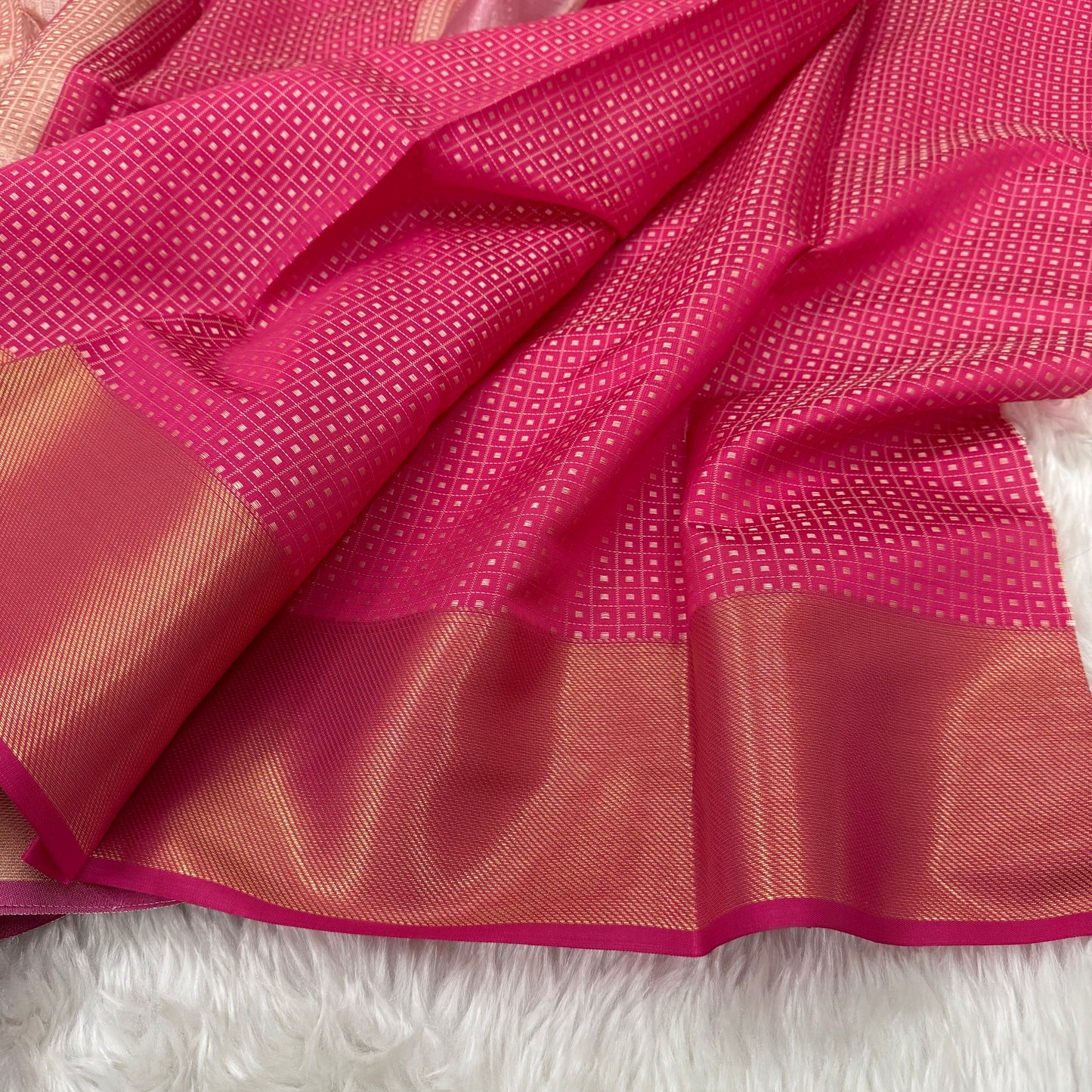 Onion Pink Kanjivaram Tissue Silk Saree