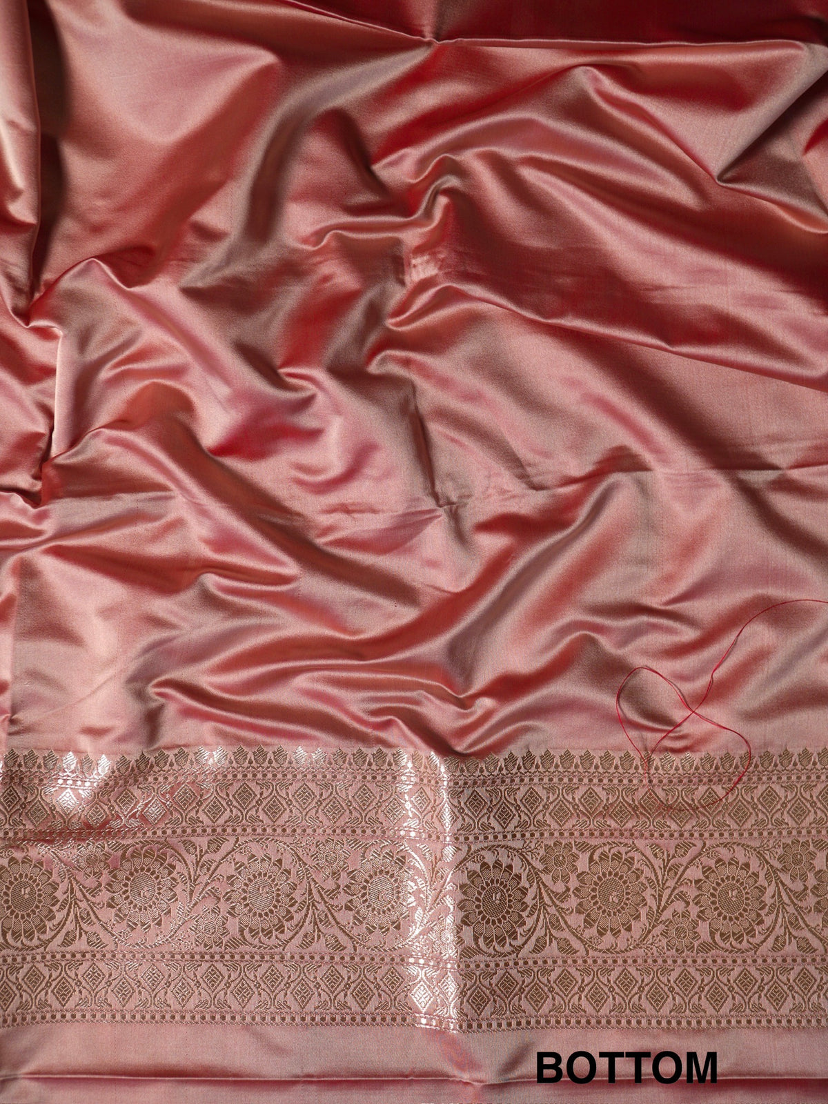 Rose Gold Premium Banarasi Mashru Silk Suit Set
